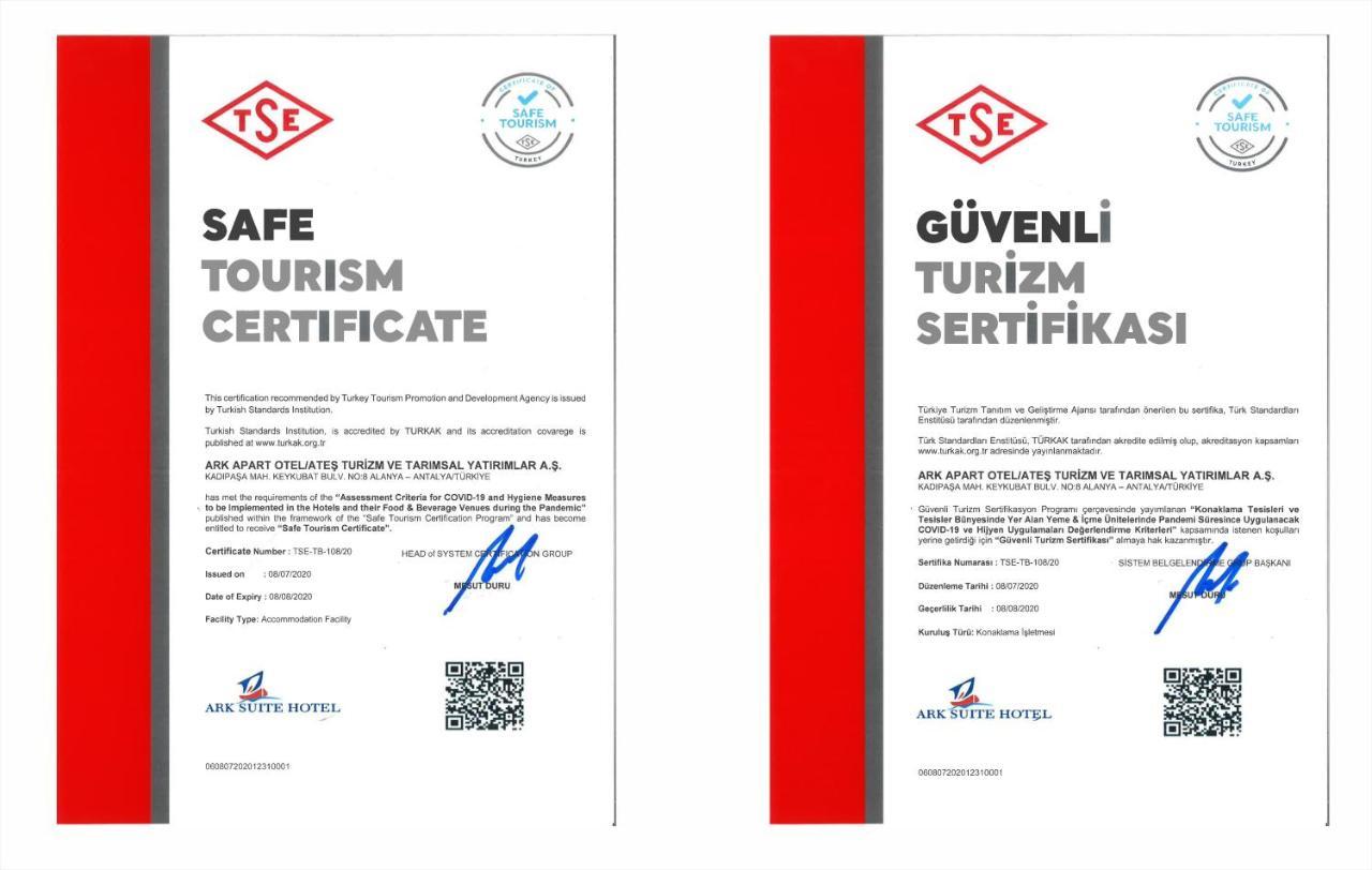 Ark Apart And Suite Hotel Alanya Extérieur photo